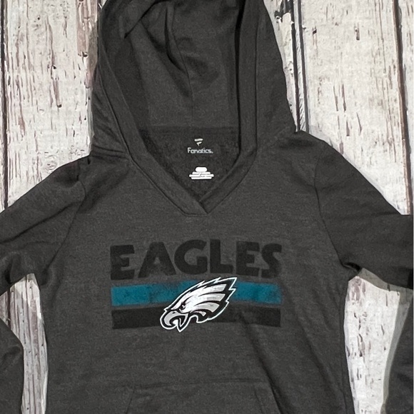 Women's Philadelphia Eagles NFL Football Hoodie Pullover Jumper Sweatshirt - Picture 2 of 5